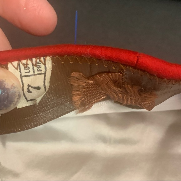 Vintage Sorority Ivy League Gatsby Hat Size 7 Red - Picture 4 of 4